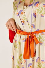 Flower Printed Satin Robe product image 3