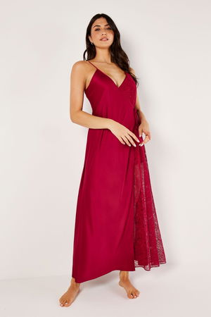 Slip Dress with Side tie and Lace product image