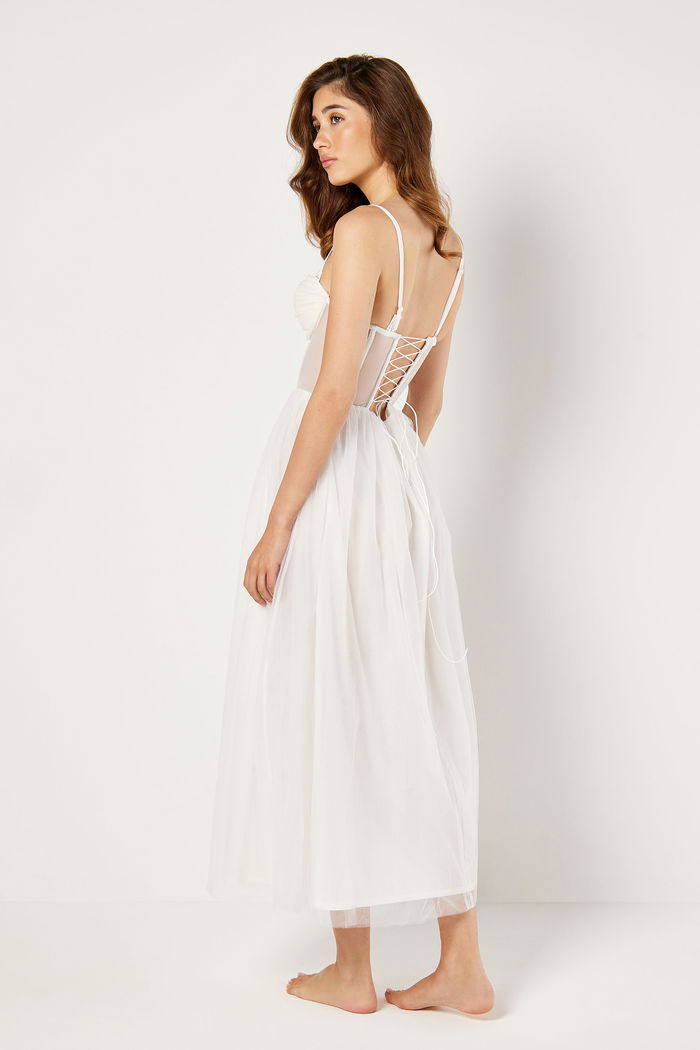 Maxi Corset Dress with Wide Tulle Skirt product image 5