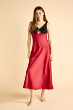 Long Satin Slip with Sequins on the Front product image 1