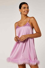 Feather Satin Babydoll product image 1