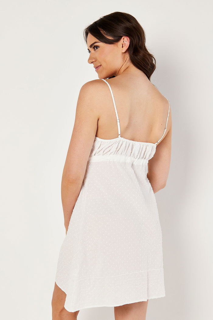 Emroidered Slip with Gathered Front and Lace Details product image 4