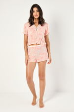 Short Floral Chiffon Pyjama Set product image 2