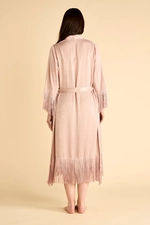 Open Style Belted Robe with Fringes product image 7