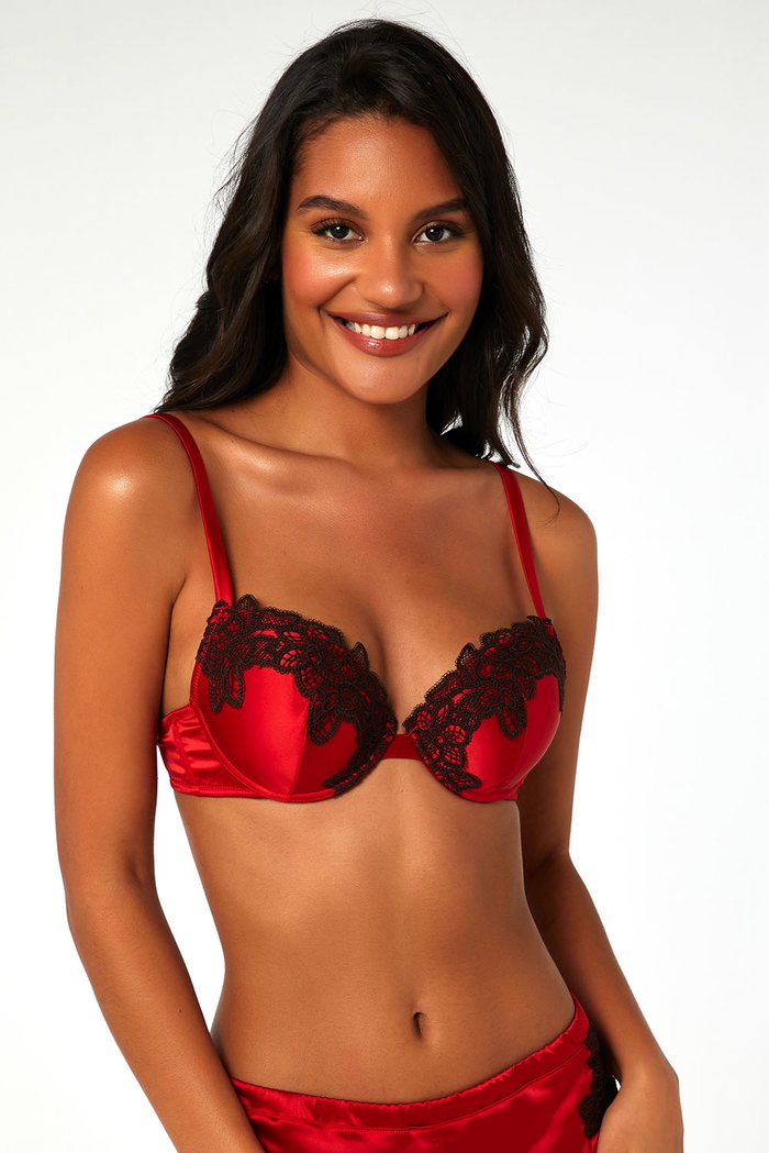 Satin Padded Bra product image 1