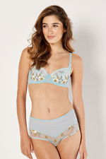 Emroidered Floral Bra with Lace Details product image 2