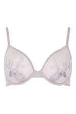 Mesh Bra with Satin Embroidery product image 5