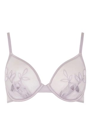 Mesh Bra with Satin Embroidery product image