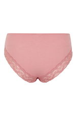 High Waist Rayon Brief with Lace Details at the Back product image 5