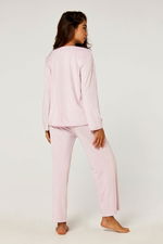 Fleece Pyjama Set with deep v-neck product image 6