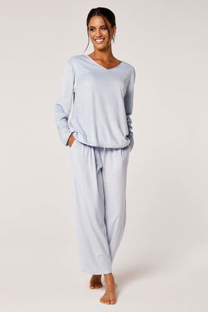 Luxurious Velvet Two-Piece Pajama Set product image