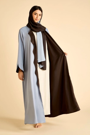 Double Sided Abaya with Attached Veil product image