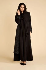 Elegant Jacquard Abaya with a Classic Cut product image 1