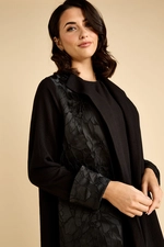 Elegant Jacquard Abaya with a Classic Cut product image 3