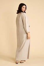 Embroidered Bohemian Abaya with pockets product image 5