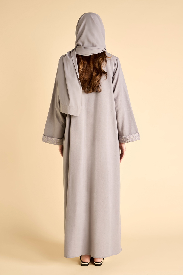 Linen Abaya with Embroidery product image 6