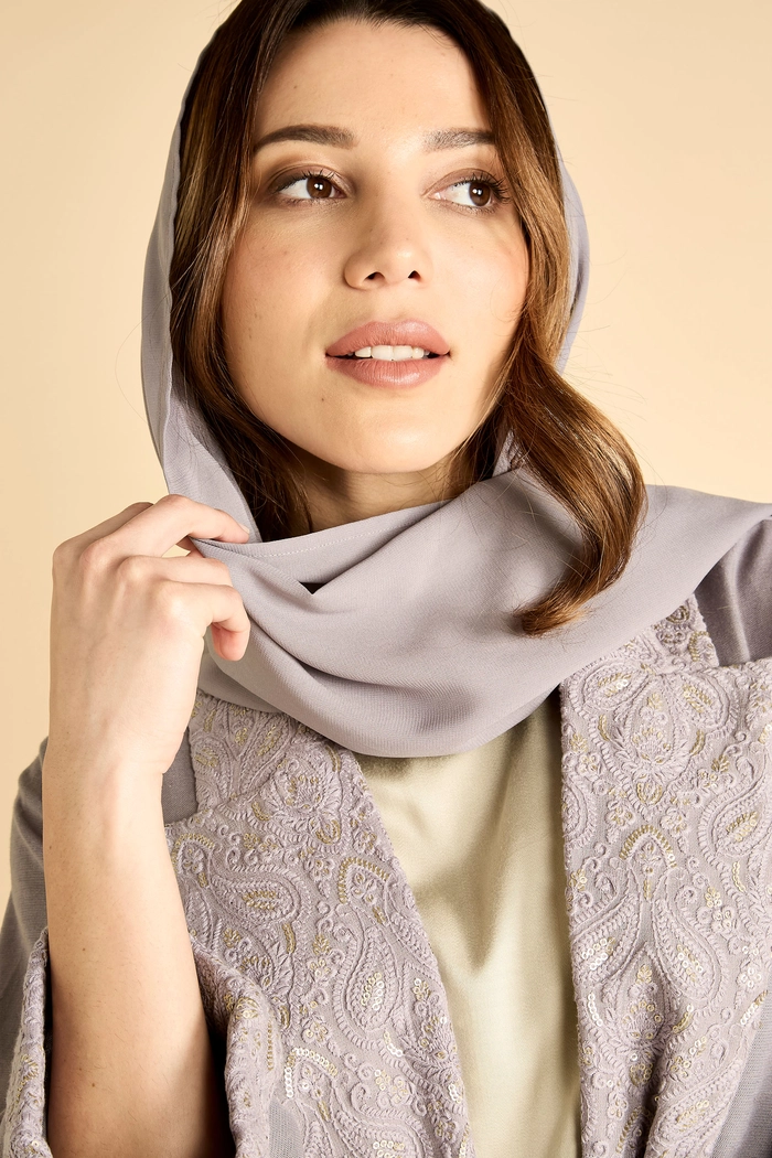 Linen Abaya with Embroidery product image 4