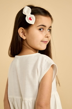 Girls' Wrap Dress with Matching Hair Bow product image 2