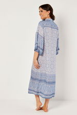 Wide Cut Dress with Short Sleeves and Elegant Print product image 5