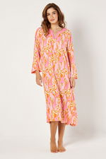 Printed Wide Cut Dress with Long Sleeves product image 2