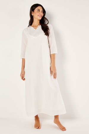 Maxi Dress with a Slit Collar product image