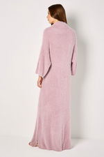 Fluffy Knit Dress with Matching Scarf product image 3