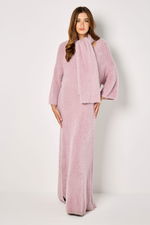 Fluffy Knit Dress with Matching Scarf product image 4