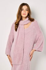 Fluffy Knit Dress with Matching Scarf product image 7