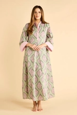 Printed Long-Sleeved Buttoned Kaftan product image 1