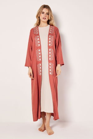 2 Pieces Founding Day Embroidered Dress and Robe Set product image