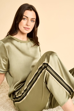 Satin Lounge Set with Sporty Elegance product image 1