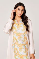 Satin Printed Kaftan with Long Sleeves product image 2