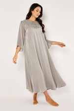 Maxi Kaftan with Embroidery and Pearl and Necktie product image 1