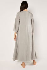 Maxi Kaftan with Embroidery and Pearl and Necktie product image 4