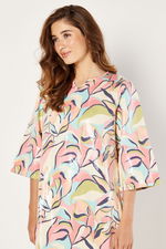 Colorful kaftan adorned with sequins product image 3