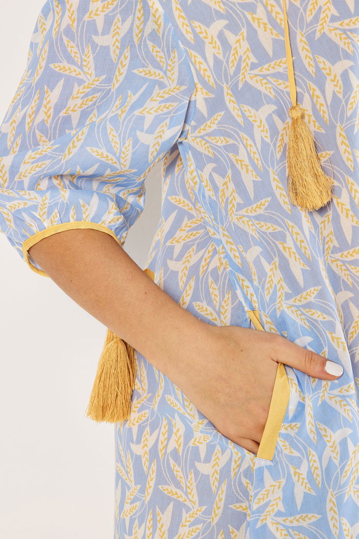 Printed Kaftan with Tassels product image 4