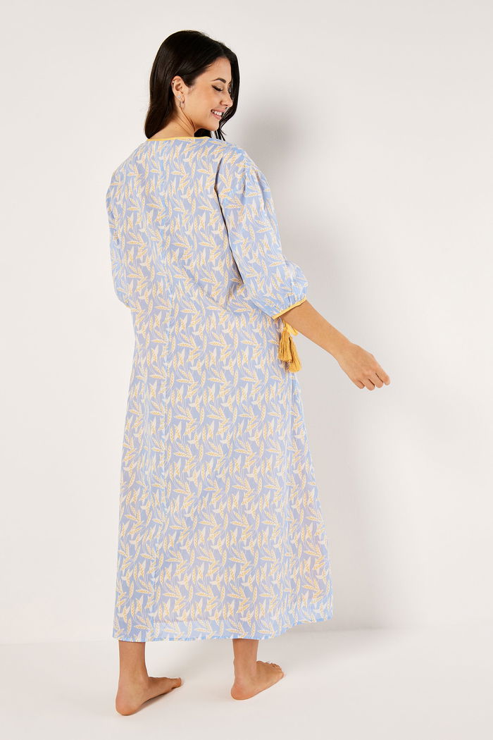 Printed Kaftan with Tassels product image 5