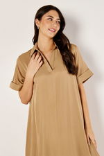 Maxi Kaftan with Collar and Rolled Sleeves product image 2