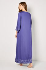 V-Neck Maxi Kaftan with Metallic Printed Trims product image 4