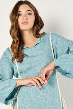 Printed Kaftan with Side Ties product image 3