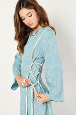 Printed Kaftan with Side Ties product image 2