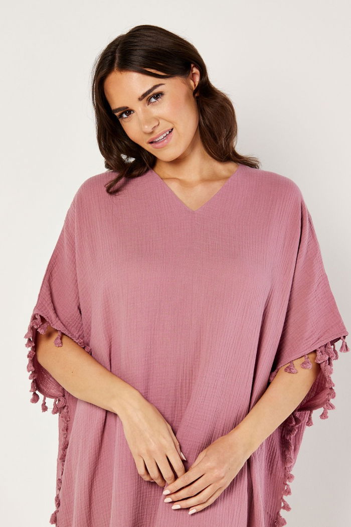 Comfy Wide Kaftan with Tassel Details product image 2