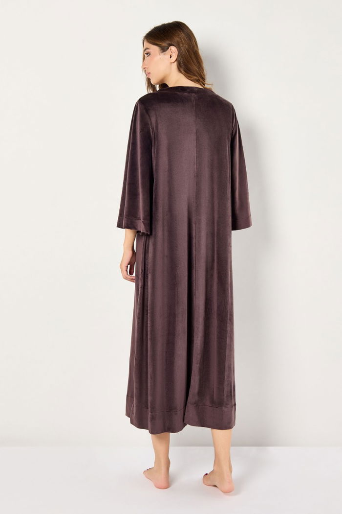 Maxi Fleece Kaftan with Embroidered Neckline product image 4