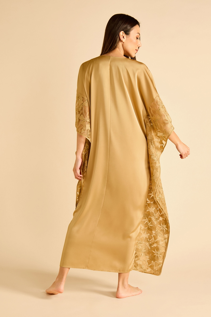 Satin Kaftan with Lace Detailing product image 5