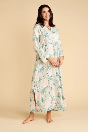 Printed Kaftan with Side Slits product image