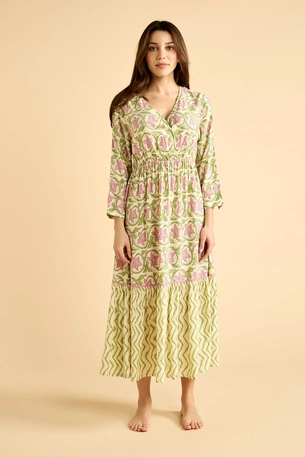 Long Dress with Printed Layers product image