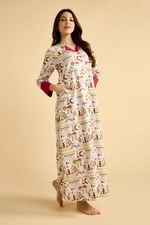 Maxi Kaftan with Heritage-Inspired Print product image 5