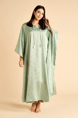 Maxi Jacquard Kaftan with Tassels product image