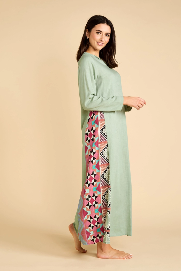 Printed Sides Kaftan with Long Sleeves product image 3