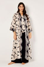 Printed Kimono in Black and White product image 1